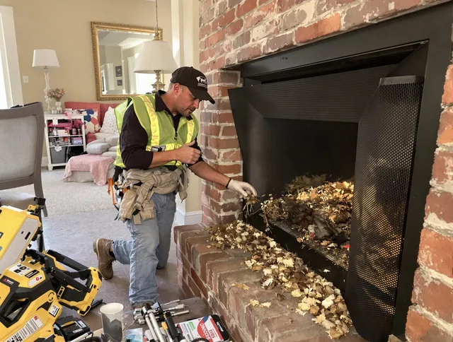 Safe screening installation by Broadview Heights Chimney Sweep in Broadview Heights, OH