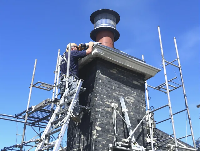 Sturdy chimney crown finished by Broadview Heights Chimney Sweep in Broadview Heights, OH