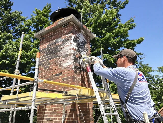 Structural chimney repair by Broadview Heights Chimney Sweep in Broadview Heights, OH