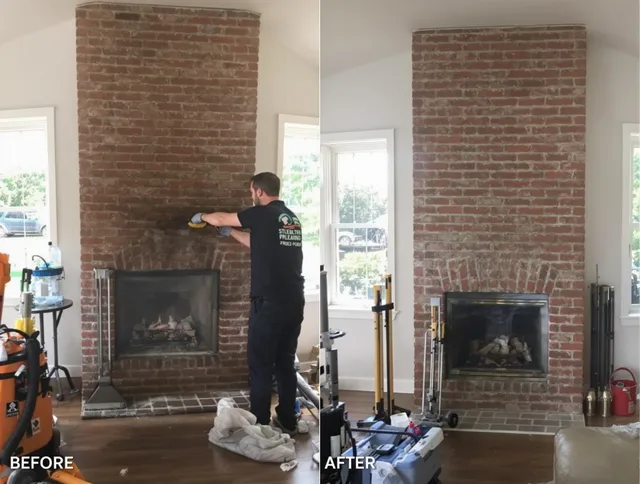 Finished chimney sweeping service by Broadview Heights Chimney Sweep in Broadview Heights, OH