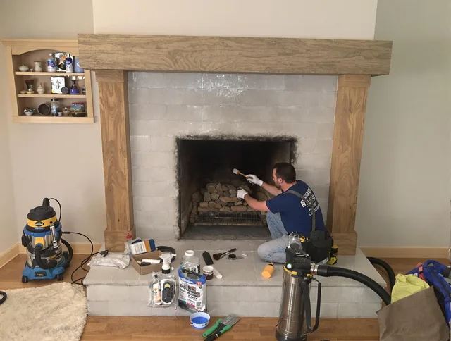 Detailed creosote removal process by Broadview Heights Chimney Sweep in Broadview Heights, OH