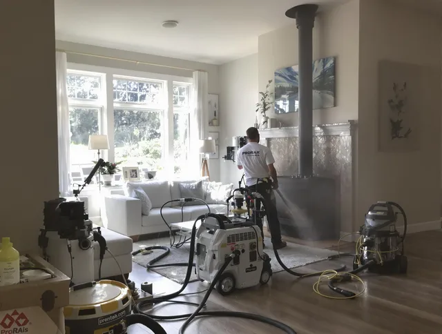 Soot removal service by Broadview Heights Chimney Sweep for a fireplace in Broadview Heights, OH